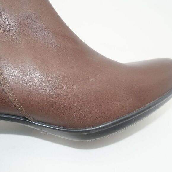 NEW Clarks Emslie Jada Ankle Boots Booties Shoes Women's 8 Brown Leather *READ* - Picture 8 of 8